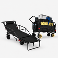 2-in-1 Folding Utility Wagon & Portable Outdoor Chair