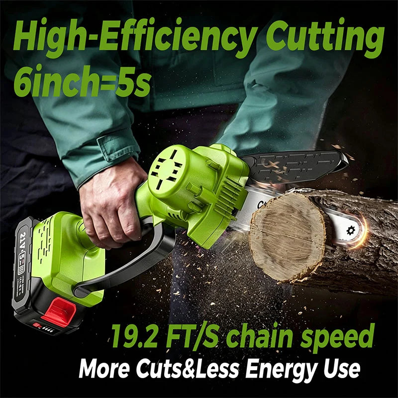 2 in 1 Cordless 8 inch Chainsaw with Pole Saw�Hot Sale Do you feel unsafe while working at heights? Don't worry! iToolMax's telescopic saws come to the rescue!�