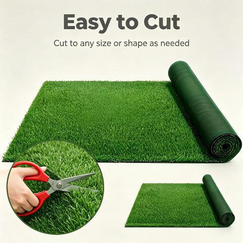 Waterproof Custom Cut Synthetic Lawn for Yard Patio Roof Dog Area
