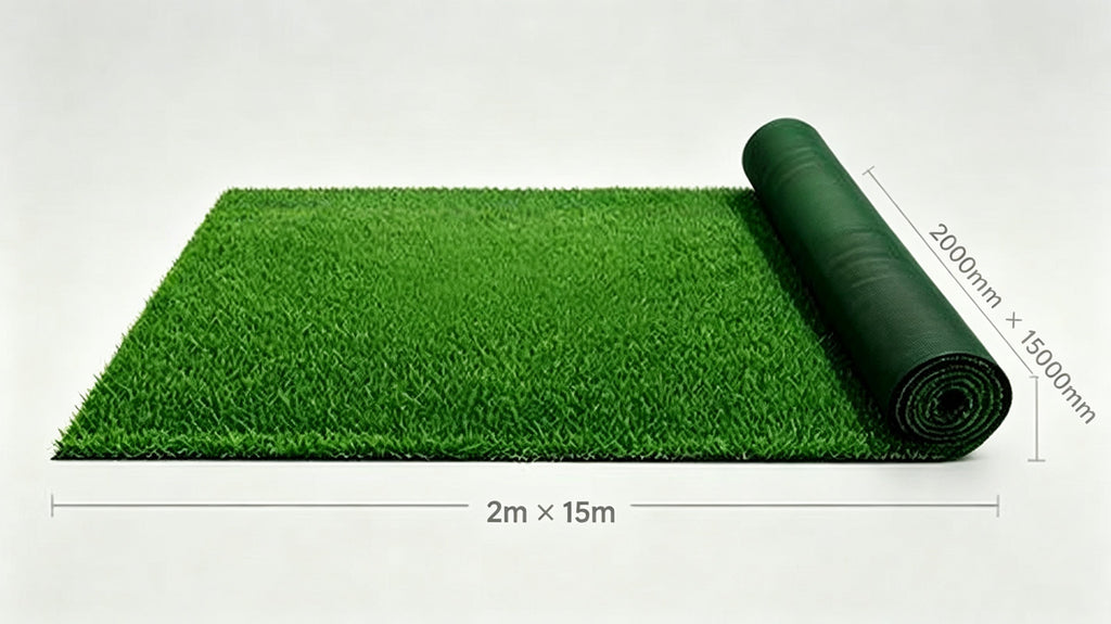 Waterproof Custom Cut Synthetic Lawn for Yard Patio Roof Dog Area