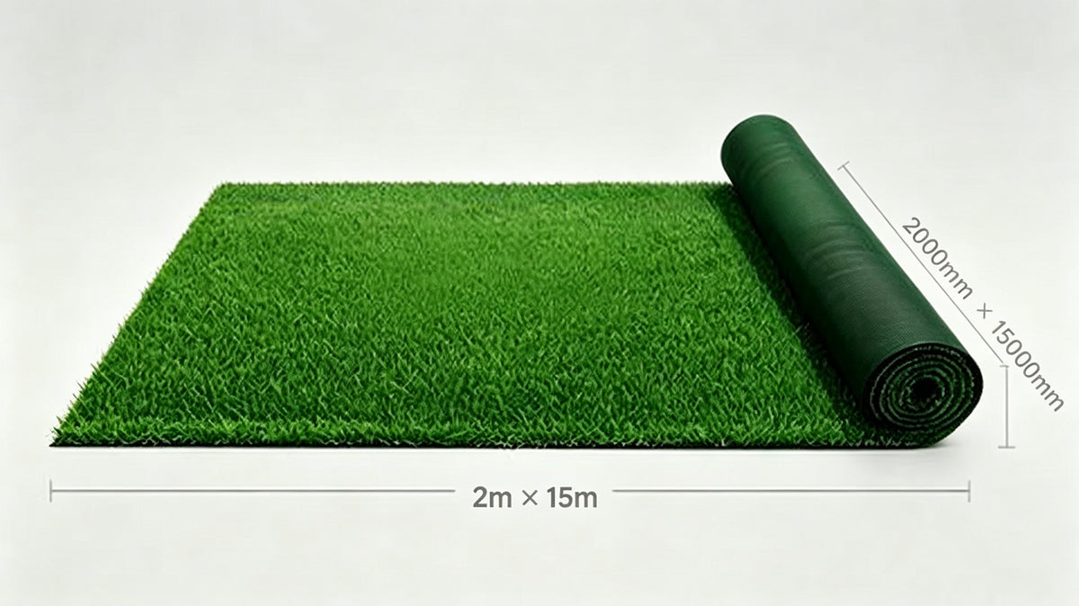 Waterproof Custom Cut Synthetic Lawn for Yard Patio Roof Dog Area